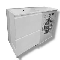 Тумба под раковину 2 ящика Grado (Градо) 66 570 (для установки со стиральной машиной)